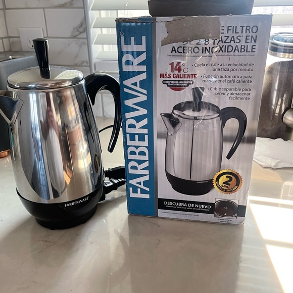 Farberware Silver and Black Coffee Maker - Picture 8 of 9